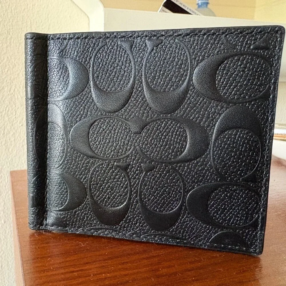 Coach Money Clip Billfold (New)